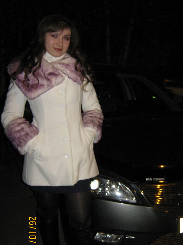 зимнее белое пальто от anechka_arz