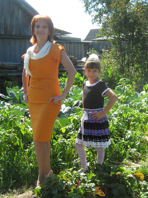 Оранжевое платье от Наталья Taylor