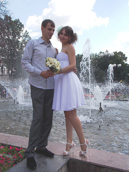 Моё маленькое свадебное платье))