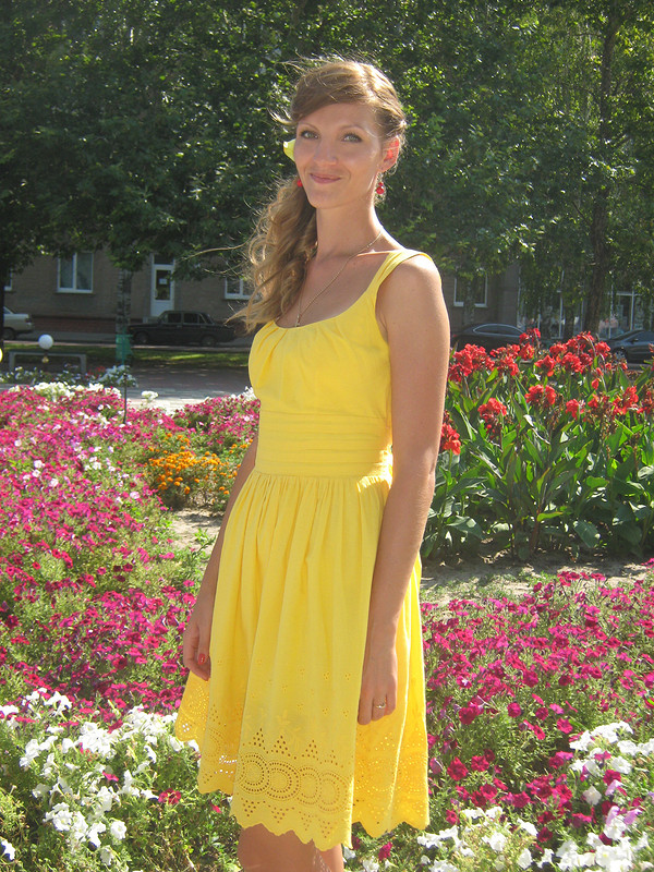 Мое солнечное платье от selena