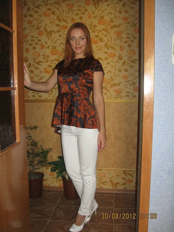 блуза с баска от irenmay
