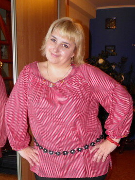 Веселая блуза в горошек от Mirietta