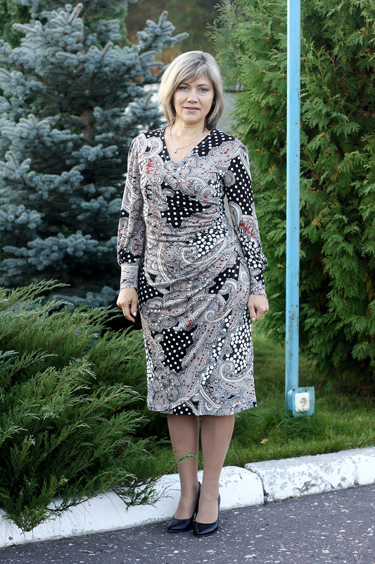 Платье с драпировкой от OlgaDarling