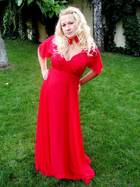 Красное платье от OlgaBalaeskul