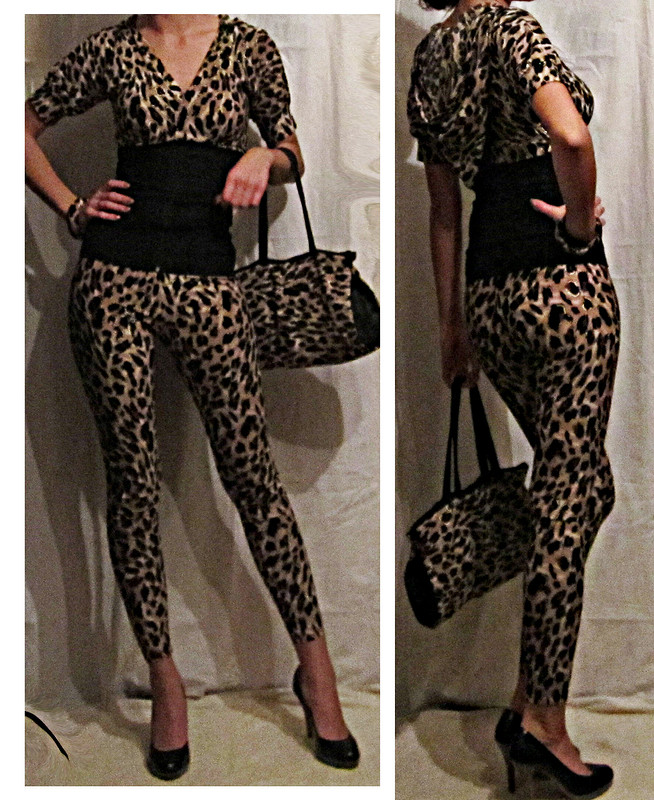 леопардовый костюм от tuslan