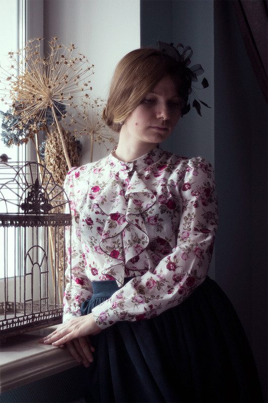 Блуза и юбка в стиле романтизм от vikki-k