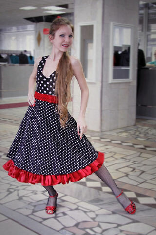 платье на конкурс «Стиляги» от Татьяна86