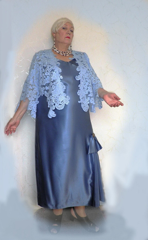 Мода для полных-11. Платье «Юбилей» от Сюзанна