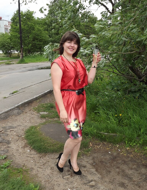 Летнее платье на торжество (Мария Александрова) от NADЮШКА