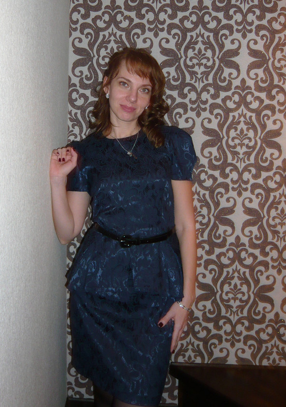 Маленькое синее платье от Каролина2