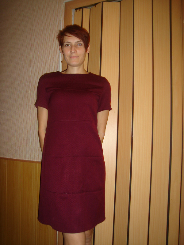 Бордовое платье от Мария13