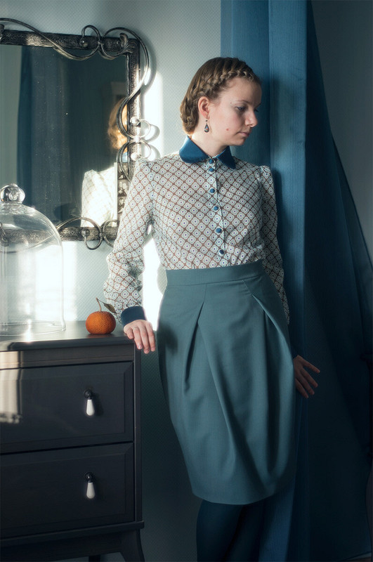 Блуза и юбка-тюльпан из коллекции отдельных выкроек. от vikki-k
