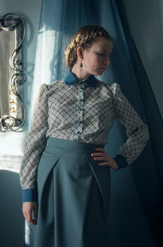 Блуза и юбка-тюльпан из коллекции отдельных выкроек. от vikki-k