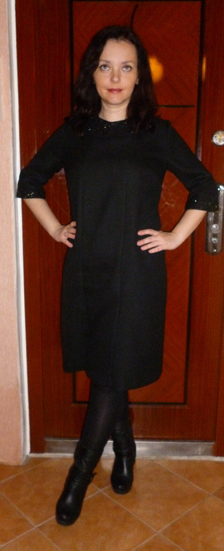 Платье со съемным воротником. от y__neskladovae 
