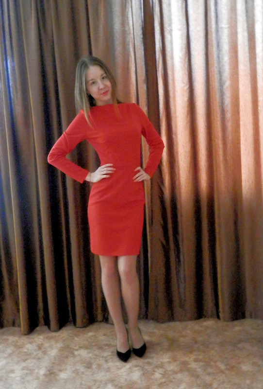 Красное платье от Ольга Счастливая