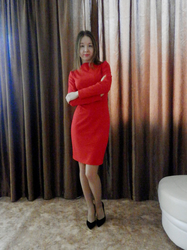 Красное платье от Ольга Счастливая