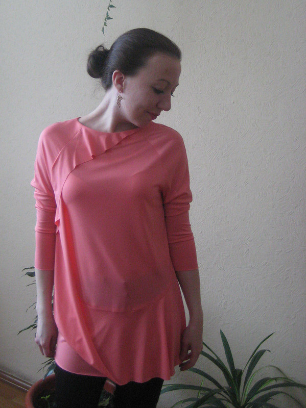 Розовый пуловер от OrhideyaG