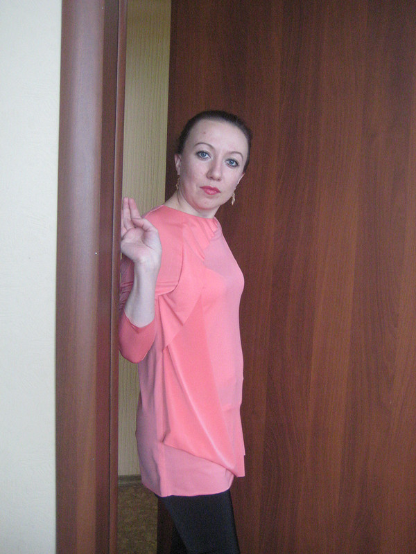 Розовый пуловер от OrhideyaG