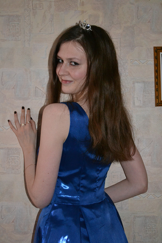Синее платье для дочки от Naya_R