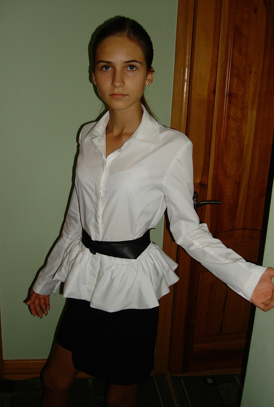 Блузка в школу от Natallinka