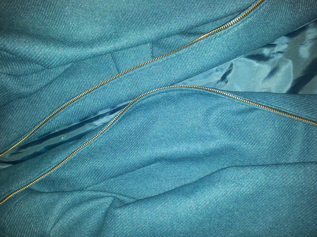 Пальто цвета морской волны 3/2013 мод.134 от MariTMV