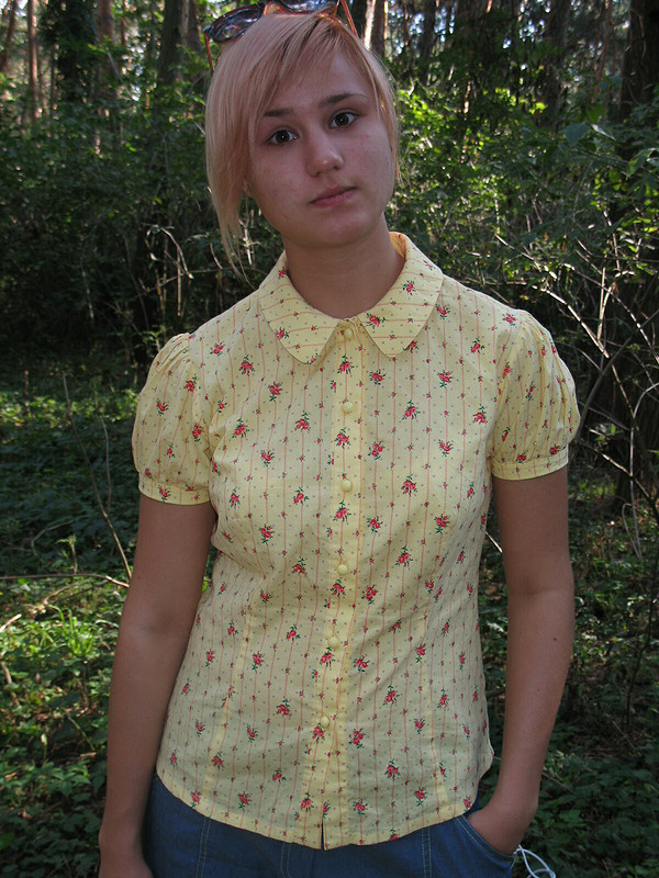 Деревенская блузка из индийского хлопка. от oxy777