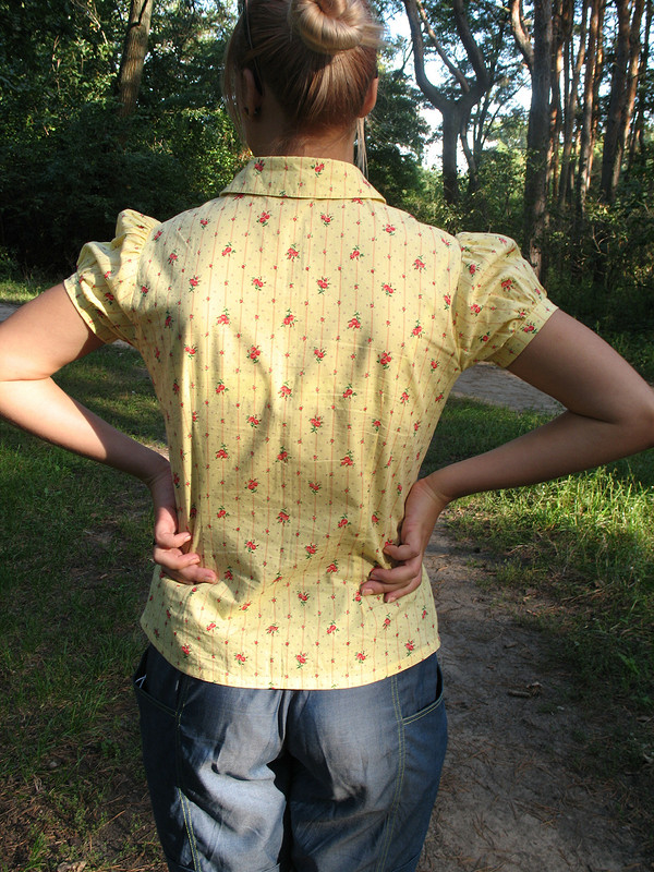 Деревенская блузка из индийского хлопка. от oxy777