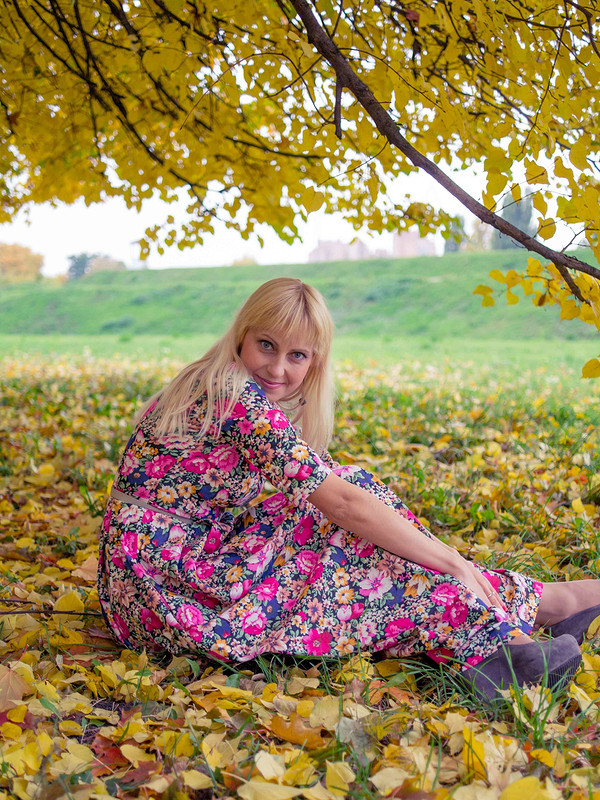 Яркое платье, для яркой осени :) от KaterinaSV