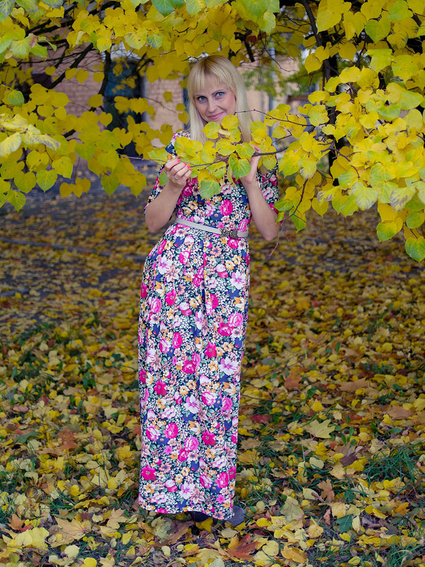 Яркое платье, для яркой осени :) от KaterinaSV
