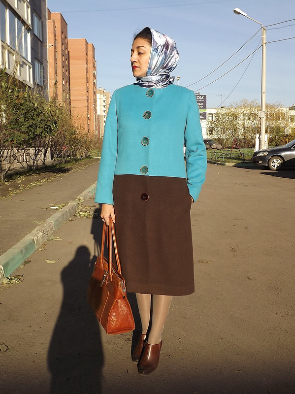 Пальто двухцветное! от Эльза Стрельцова