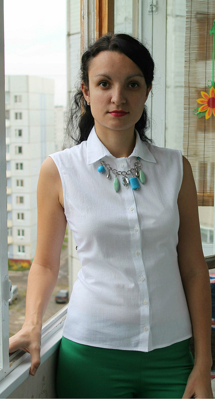 Белая блузка от Ольга Р