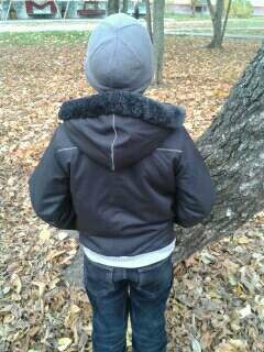 Куртка и шапка осенние на мальчика. от MariD