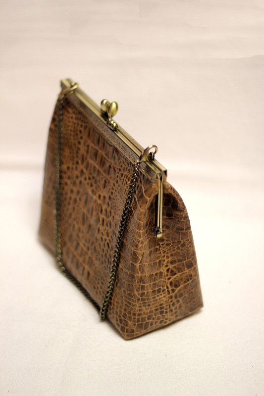 Комплект из итальянской кожи  сумка + аксессуары «Амазонка» от Ирина Болдырева