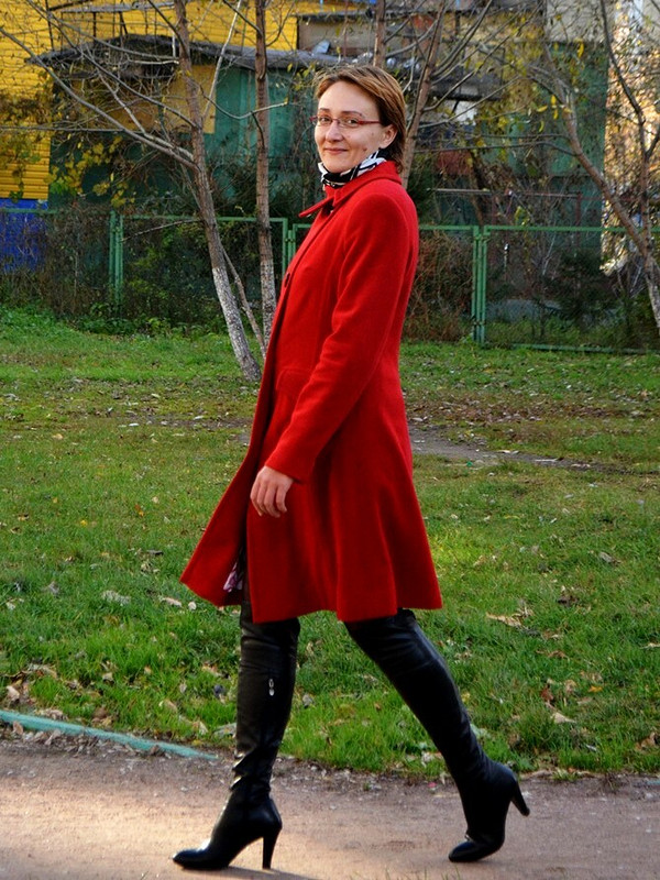 Пальто «Lady in Red» от Verevochca