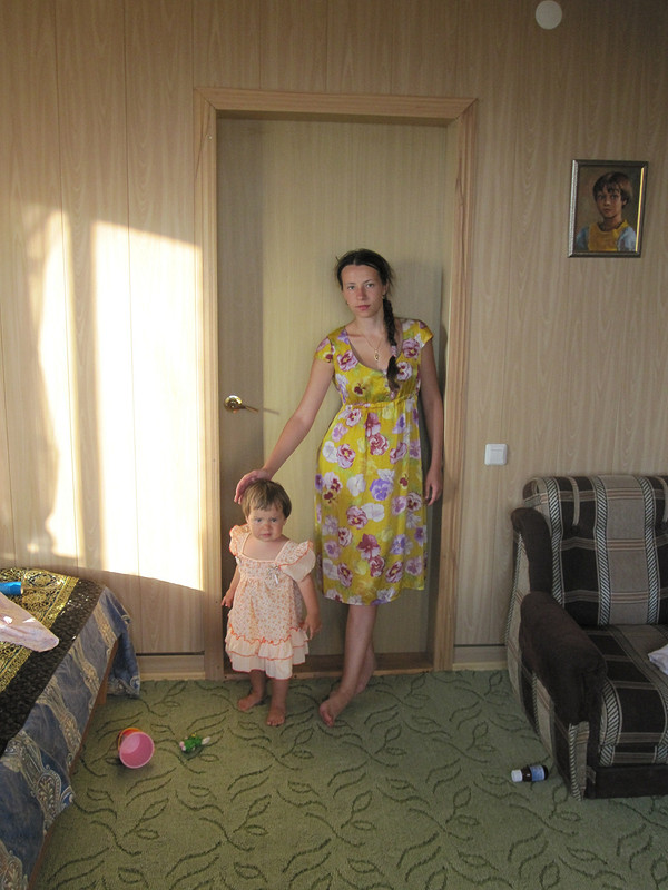 Шелковое платье для беременных-кормящих от Mashenka P