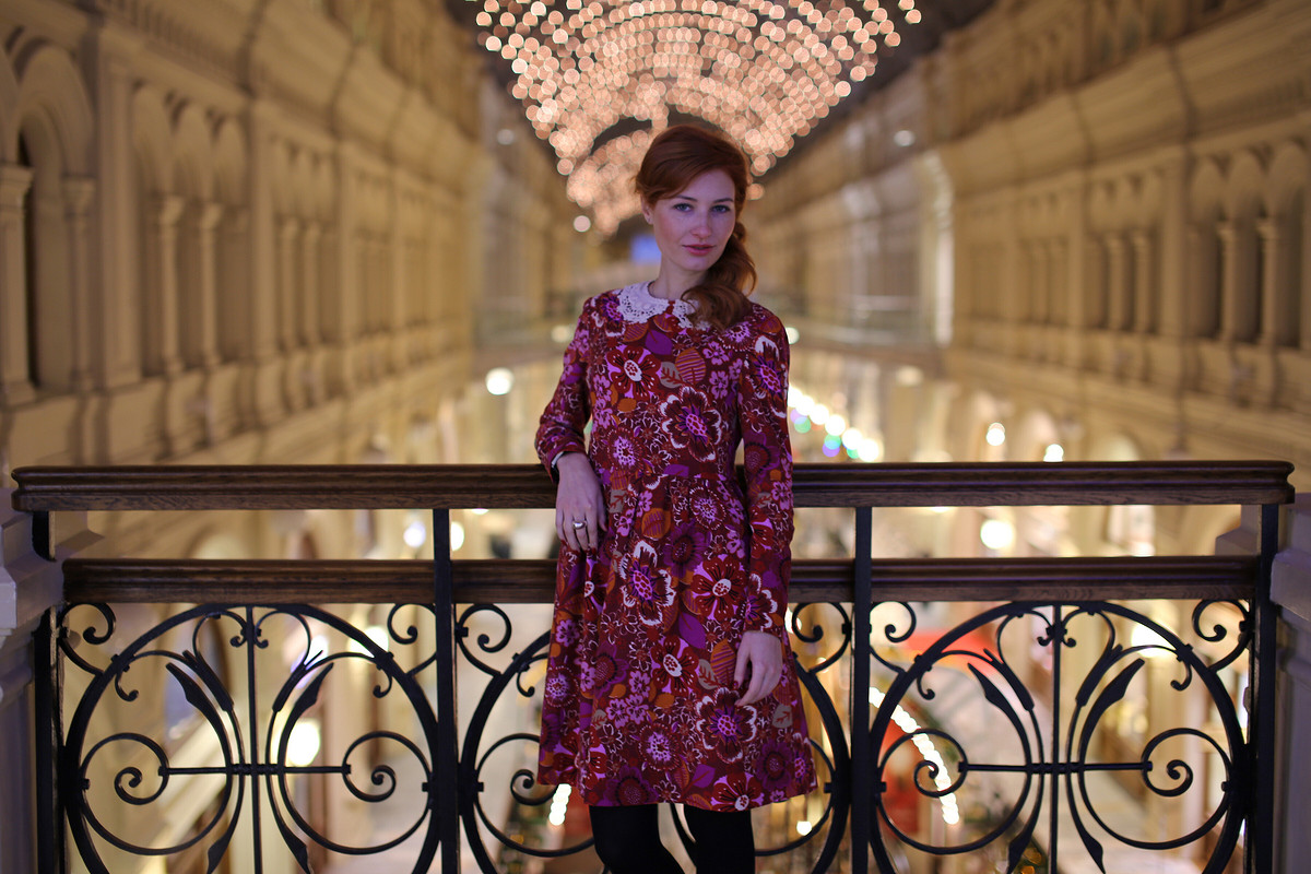 винтажное платье от Вера Волхонская
