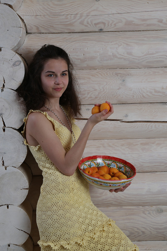 летнее вязаное платье от Елена Илларионова