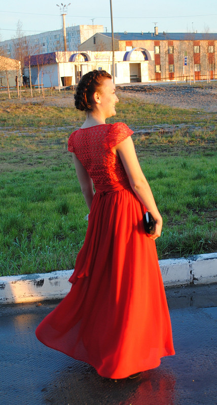 Обязательно красное платье в пол! - сказала подруга-невеста) от nur_siis