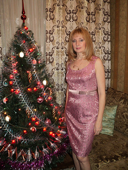 Новогоднее платье из кружева