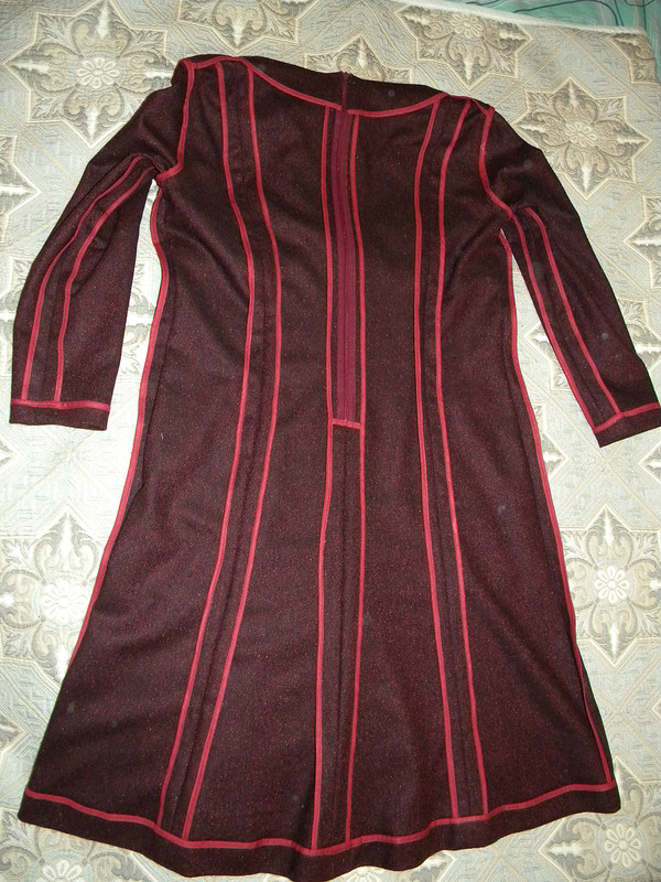 платье бордо от Евгения Ильина