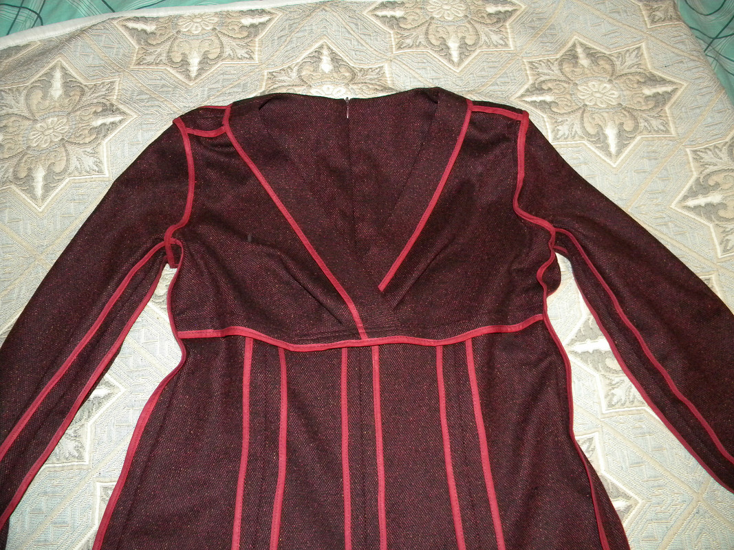 платье бордо от Евгения Ильина