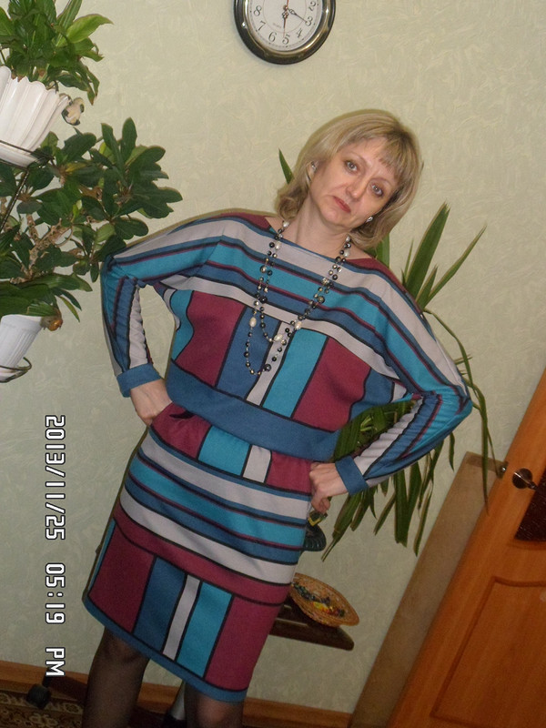 Геометрическое платье от Fenyamaslova