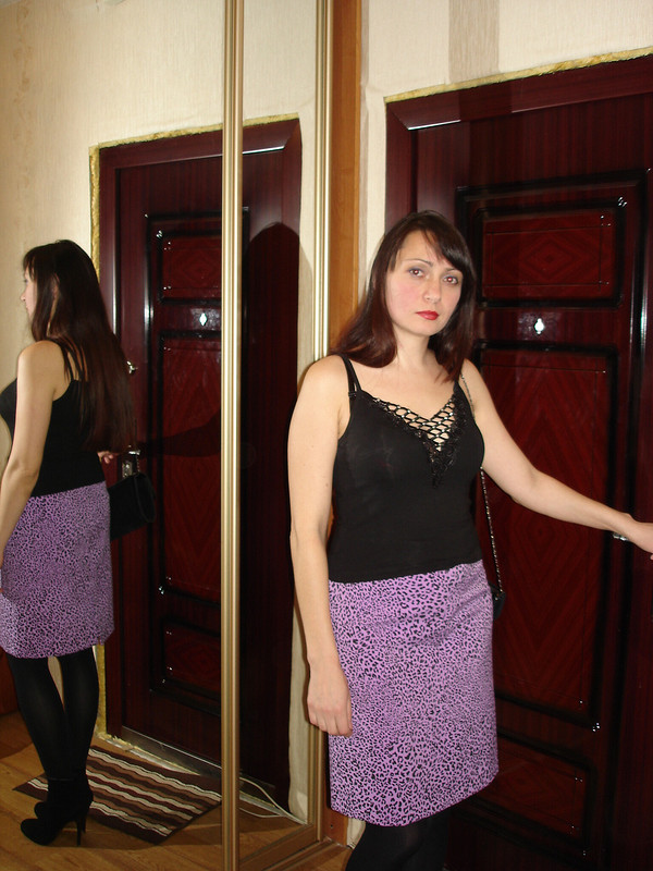 Леопардовая юбка от Lenna