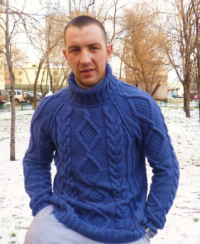 свитер мужской «Классика» от Наталья Спасибочкина