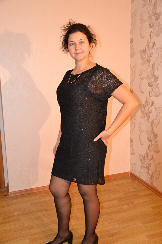Платье-туника гипюровое к новому году. от Татина
