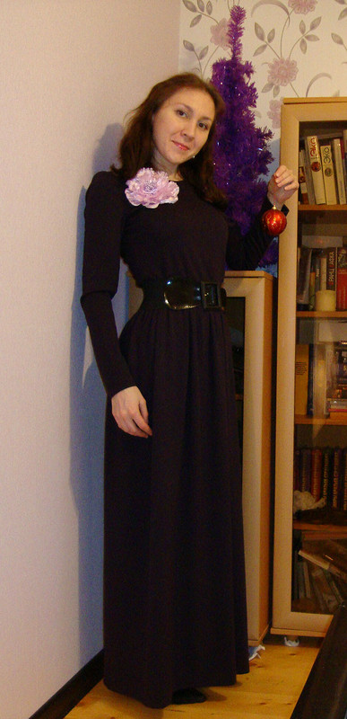 Баклажановое платье от Katerina M