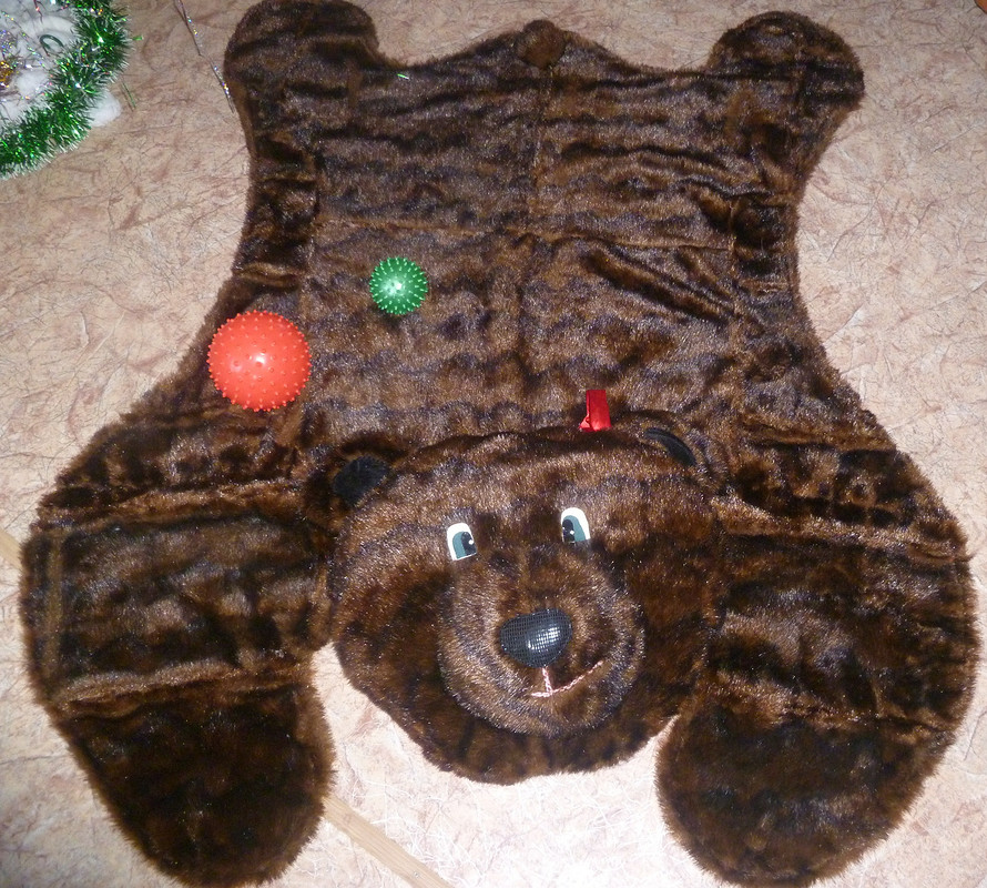 Детский коврик-медведь. от tanyukha_belyaeva