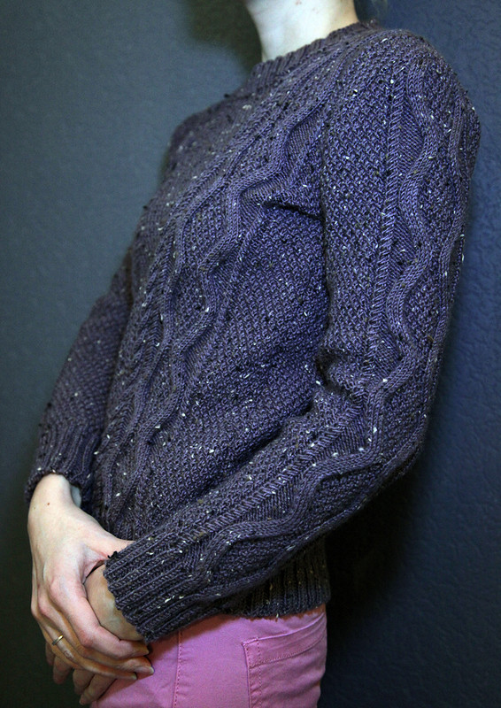 Пуловер в аранском стиле. от katikm