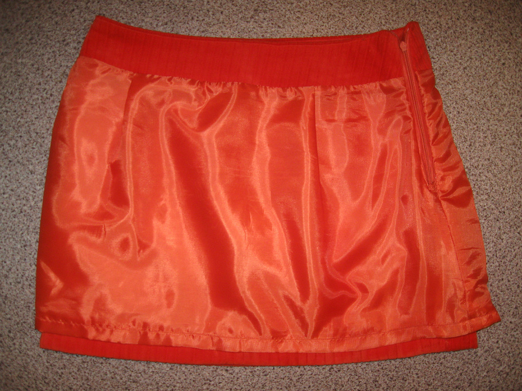 Оранжевая вельветовая юбка от Юлия_