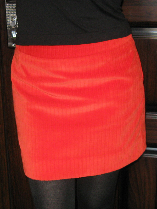 Оранжевая вельветовая юбка от Юлия_